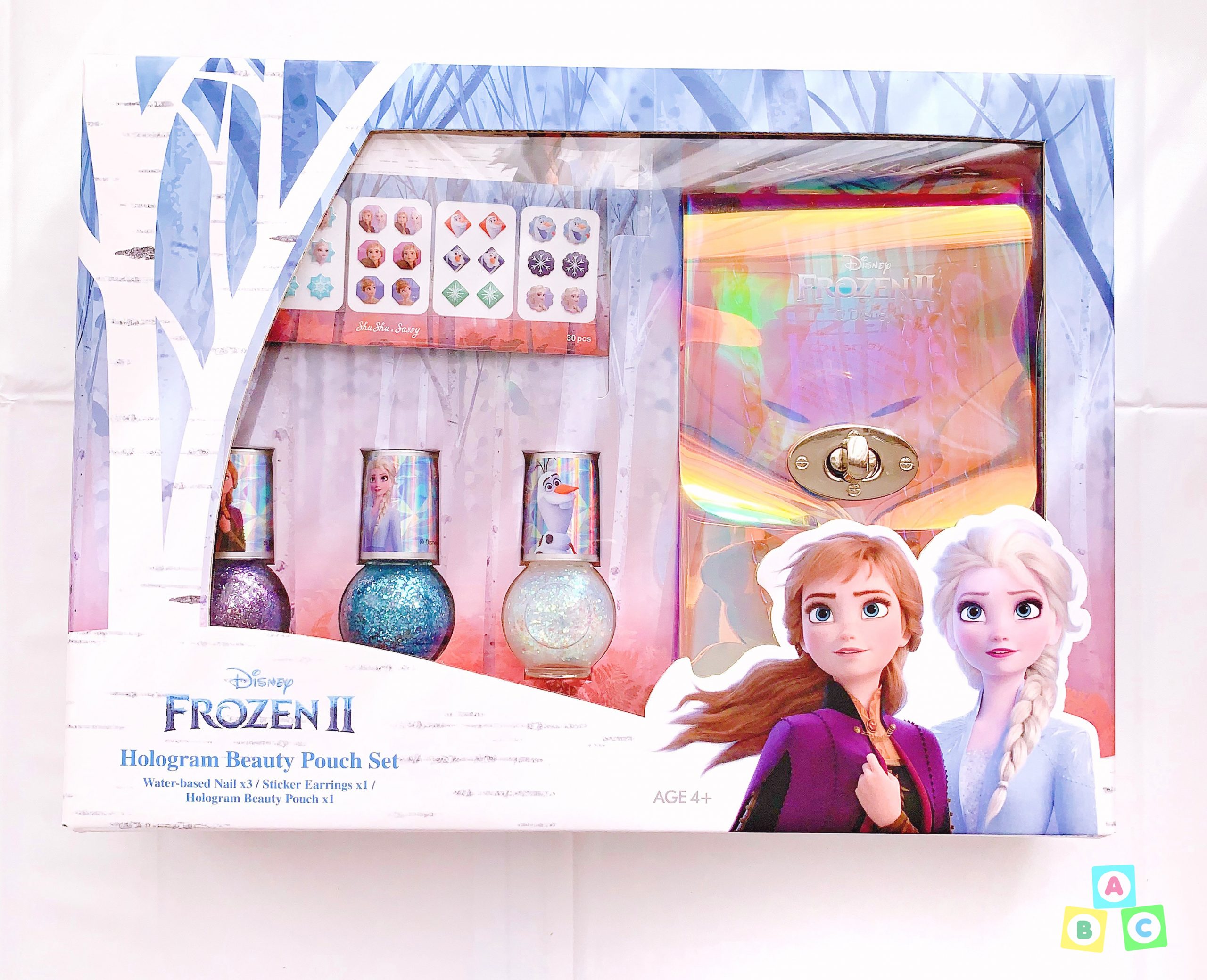 Shushu Sassy Frozen 2 Hologram Beauty Pouch Set